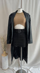 Janelle Leather Coat