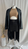 Janelle Leather Coat